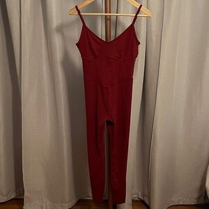 Joy Lab Burgundy Jumpsuit Small